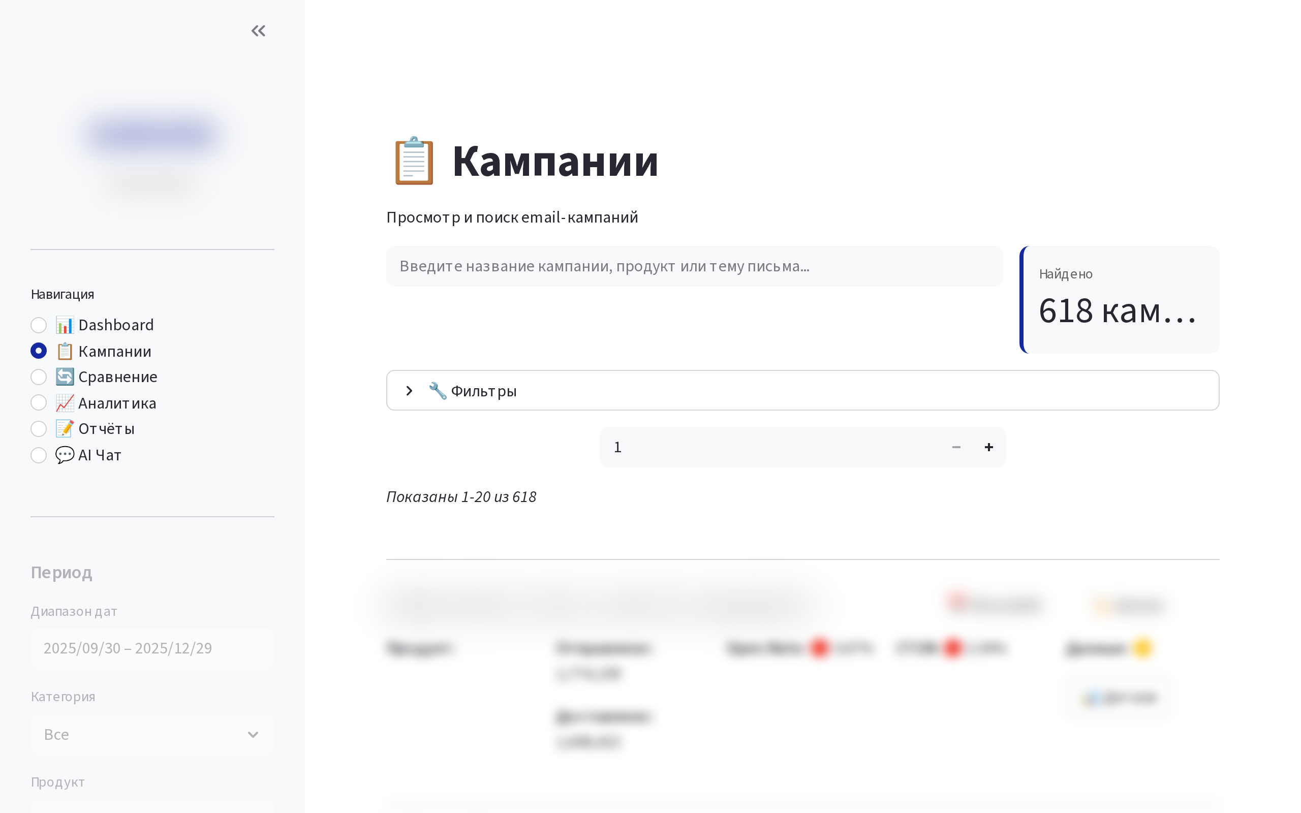 Email Analytics Campaigns